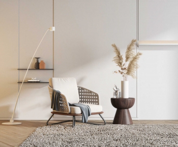 Wabi-sabi Style Lounge Chair-ID:695745942