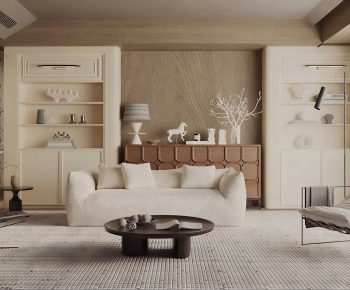 Modern A Living Room-ID:740681896