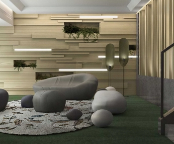 Modern A Living Room-ID:682713993