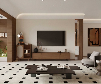 Modern A Living Room-ID:415632966