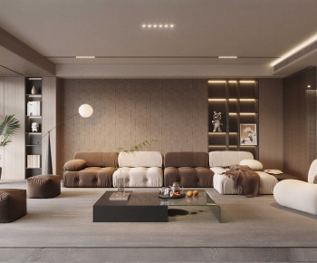 Modern A Living Room-ID:612310895