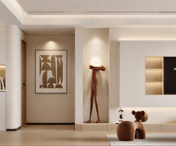 Modern A Living Room-ID:724360945