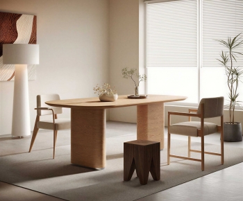 Modern Dining Table And Chairs-ID:612190969