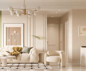 French Style A Living Room-ID:964252959