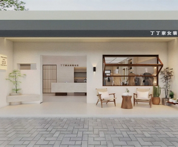 Modern Facade Element-ID:794898033