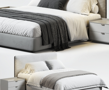 Modern Double Bed-ID:102069462