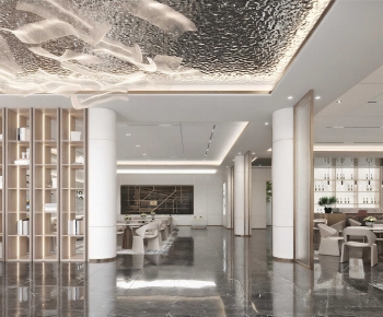 Modern Real Estate Sales Office-ID:707125909