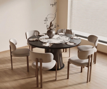 New Chinese Style Dining Table And Chairs-ID:241596949