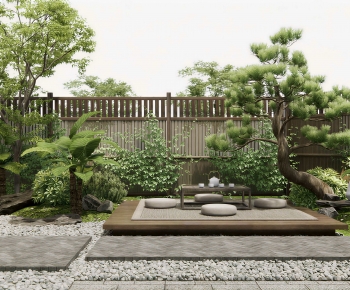 Japanese Style Courtyard/landscape-ID:484958892