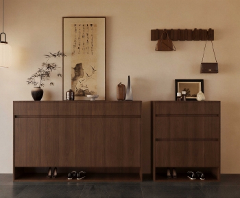 New Chinese Style Shoe Cabinet-ID:265764005