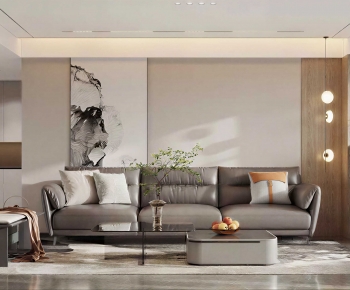 Modern A Living Room-ID:565932048