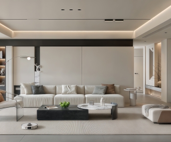 Modern A Living Room-ID:708900934