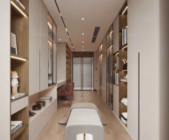 Modern Clothes Storage Area-ID:809935092