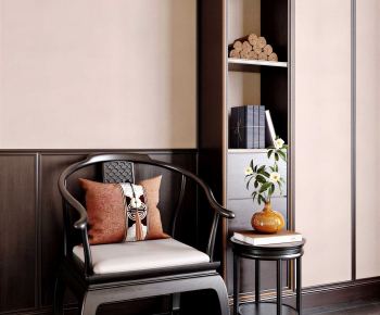 New Chinese Style Lounge Chair-ID:601599939