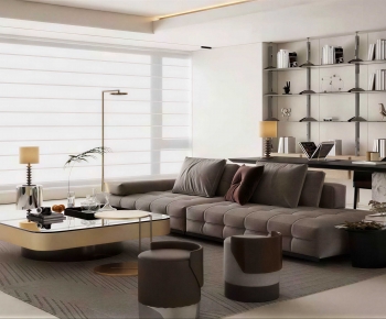 Modern A Living Room-ID:702614075