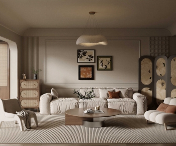 French Style A Living Room-ID:842842101