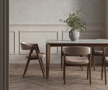 Modern Dining Table And Chairs-ID:763235095