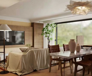 Wabi-sabi Style A Living Room-ID:208862074