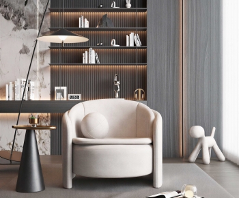 Modern Single Sofa-ID:496462113