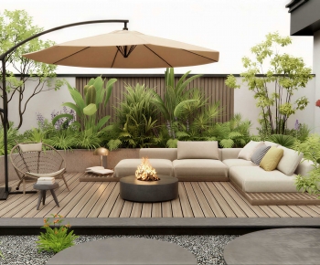 Modern Courtyard/landscape-ID:719502939