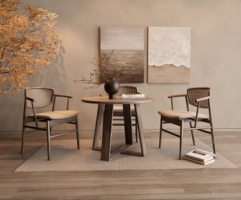 Wabi-sabi Style Leisure Table And Chair-ID:352132081