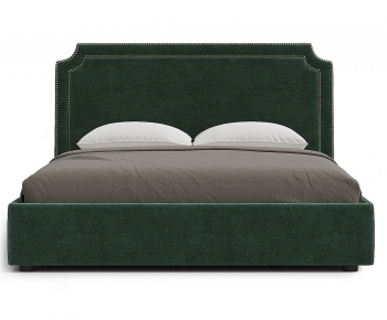 Modern Double Bed-ID:889971977