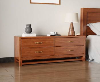 New Chinese Style Bedside Cupboard-ID:333890917