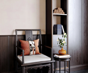 New Chinese Style Lounge Chair-ID:753566038