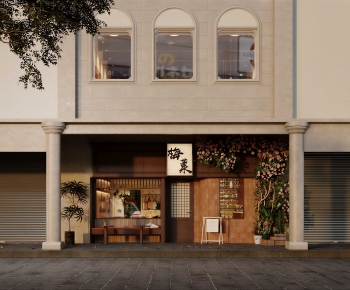 Modern Facade Element-ID:662549972