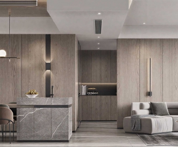 Modern A Living Room-ID:679225929