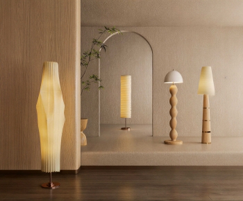 Wabi-sabi Style Floor Lamp-ID:546298036