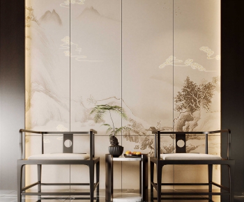 New Chinese Style Lounge Chair-ID:937582025