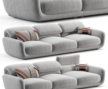 Modern Three-seat Sofa-ID:379745018