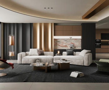 Modern A Living Room-ID:345276123