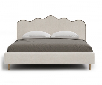 Modern Double Bed-ID:757296091