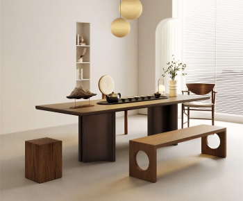 New Chinese Style Tea Tables And Chairs-ID:989346037