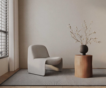 Wabi-sabi Style Lounge Chair-ID:357012997