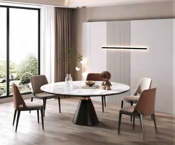 Modern Dining Table And Chairs-ID:837323907