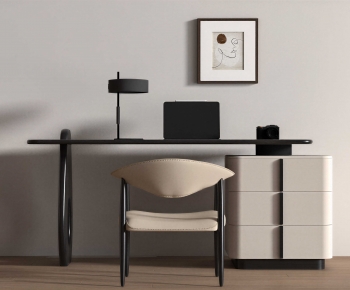 Modern Computer Desk And Chair-ID:242897993