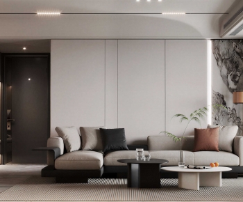 Modern A Living Room-ID:677814968