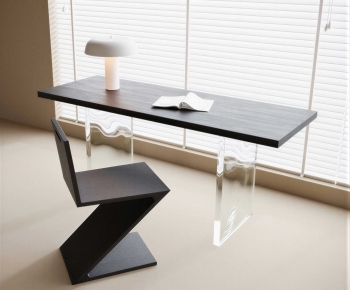 Modern Computer Desk And Chair-ID:981717116