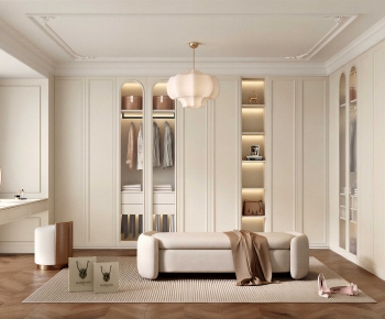 French Style Clothes Storage Area-ID:860084062