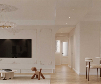 French Style A Living Room-ID:354105955