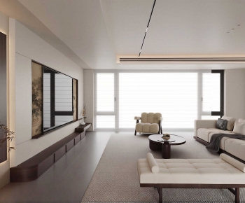 New Chinese Style A Living Room-ID:700047025