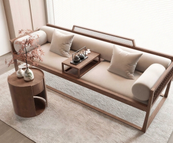New Chinese Style A Sofa For Two-ID:448705911