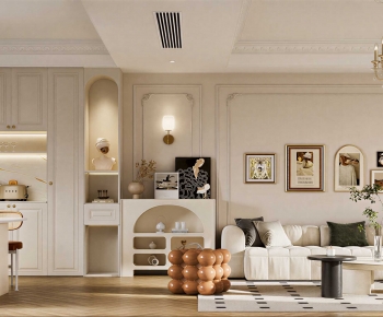 French Style A Living Room-ID:648901941