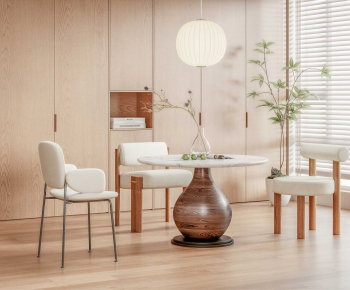 Modern Dining Table And Chairs-ID:474948883