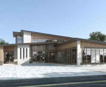 New Chinese Style Appearance Of Commercial Building-ID:256123073