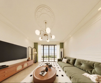 Modern A Living Room-ID:487879048