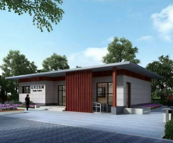 Chinese Style Public Building-ID:972017052